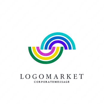 虹とレインボーと夢のロゴ