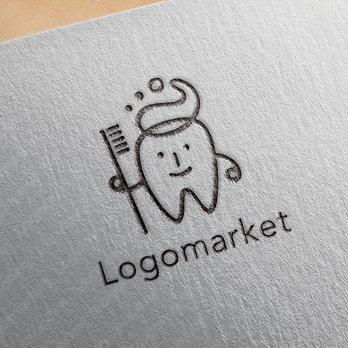 歯とキャラクターとほのぼののロゴ