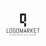 プロフェッショナルと高品質とQRコードのロゴ