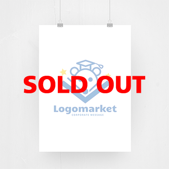 本と学びとねずみのロゴ