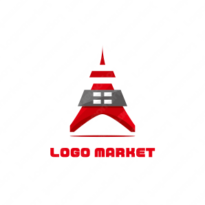 ロゴ作成デザインです Bando Design Office東京タワー東京タワーをイメージしたロゴマークです