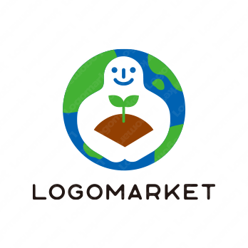 地球とエコと自然のロゴ