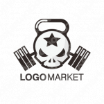 骸骨 のロゴマーク一覧 ロゴ制作 販売 ロゴ作成デザイン実績5000件以上