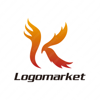 Kと炎と情熱のロゴ
