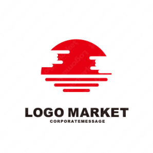 ロゴ作成デザインです All From Design Rock Sunrise小売をイメージしたロゴマークです