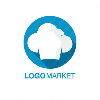 雲と料理とフラットラインのロゴ
