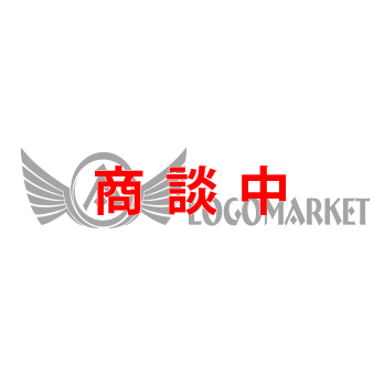 翼とアルファベットとシンプルのロゴ