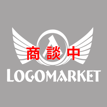 翼とアルファベットとシンプルのロゴ