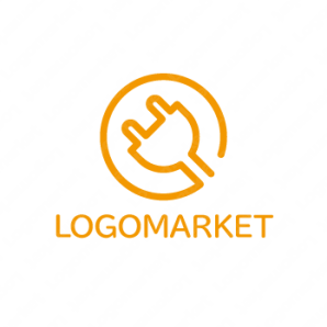 ロゴ作成デザインです デザインオフィス ティつながるエネルギー電気をイメージしたロゴマークです