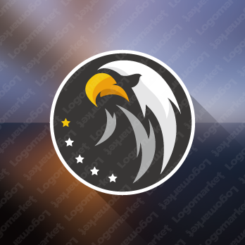 鷹と成長とスポーツラインのロゴ
