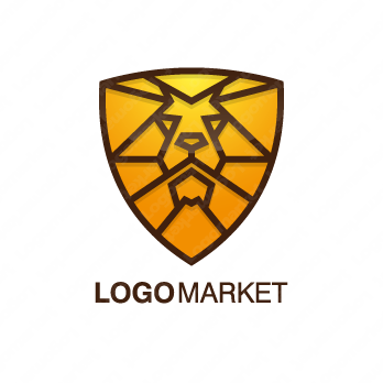 ライオンと盾とリッチラインのロゴ