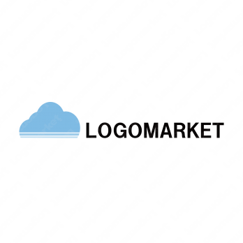 雲と空とシンプルのロゴ