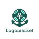 ロゴ作成デザインです シンプルワークス安定のアンカー錨をイメージしたロゴマークです