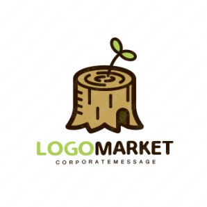 ロゴ作成デザインです Good Logo Project切り株の家ユニークをイメージしたロゴマークです ロゴ作成デザインです Good Logo Project切り株の家ユニークをイメージしたロゴマークです