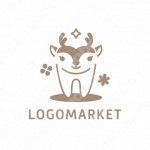 鹿と歯とかわいいのロゴ