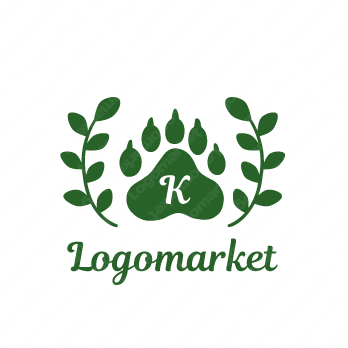 Kと手と動物のロゴ