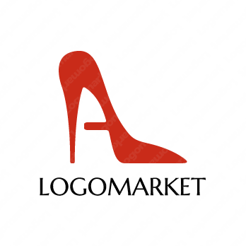 Aとハイヒールと靴のロゴ
