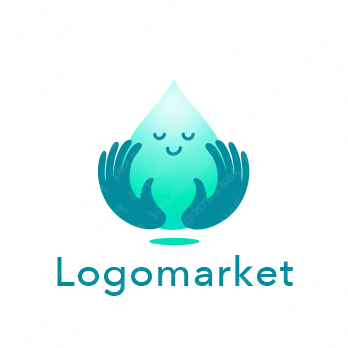 水と癒しと安心感のロゴ