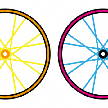 バイクとレンタサイクルとロードバイクのロゴ