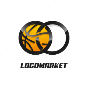 ロゴ作成デザインです Brand Worksバスケットボール リンク無限をイメージしたロゴマークです
