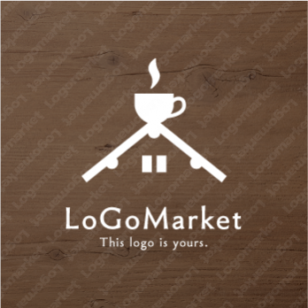 喫茶と古民家とレトロのロゴ