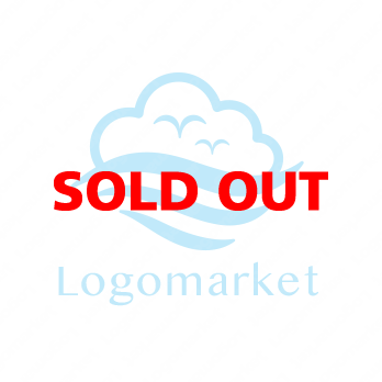 雲と風と穏やかのロゴ