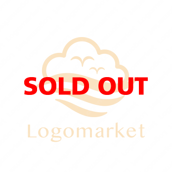 雲と風と穏やかのロゴ