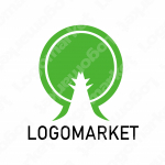 木と自然とシンプルのロゴ