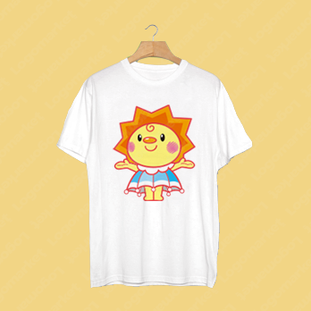 太陽と天気と子供のロゴ