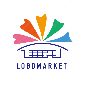 ロゴ作成デザインです Pisna Worksピアノ教室 やさしいハートピアノをイメージしたロゴマークです