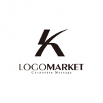 ロゴ作成デザインです ブルーム デザイン真剣 Kストイックをイメージしたロゴマークです