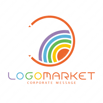 虹とペンシルと希望のロゴ