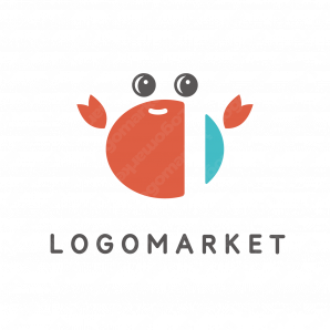 ロゴ作成デザインです Honto Designcrabカニをイメージしたロゴマークです
