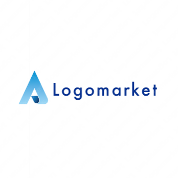 Aと家とブルーのロゴ