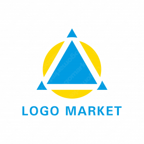 ロゴ作成デザインです Bando Design Officecircle Triangle円をイメージしたロゴマークです