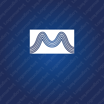 波と急上昇とMのロゴ