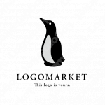 ペンギンと動物と鳥のロゴ