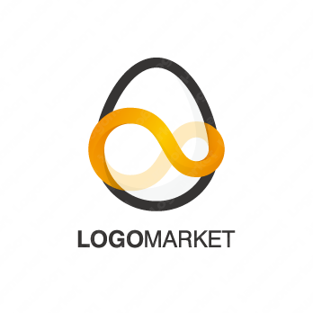 卵と無限とフラットのロゴ