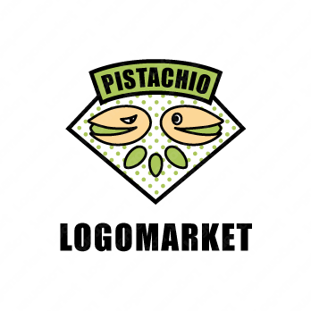 ピスタチオと兄弟とキャラクターのロゴ