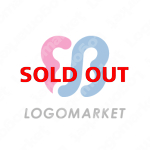 シンプルと蝶とBのロゴ