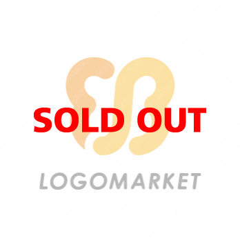 シンプルと蝶とBのロゴ