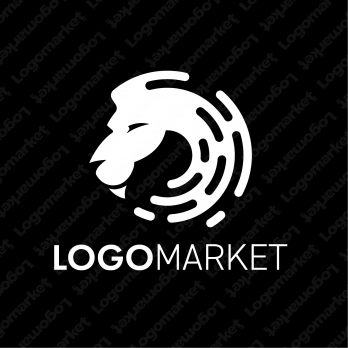 ライオンとPOPと先進的のロゴ