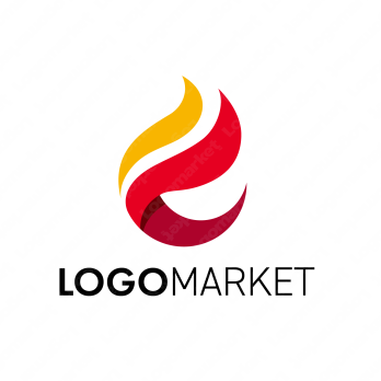 Fと炎と情熱のロゴ