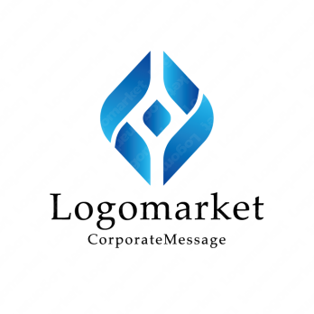 「F」と正義感と清潔感のロゴ