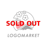 日本と富士山と梅・桜のロゴ