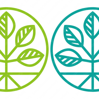 植物と環境と葉のロゴ