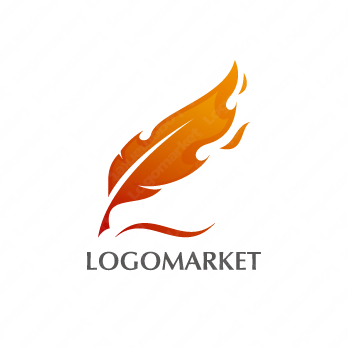 炎と羽根と情熱のロゴ