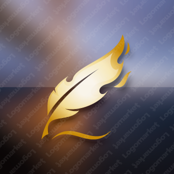 炎と羽根と情熱のロゴ