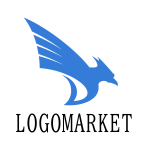 ロゴ作成デザインです Trava Design羽ばたく鳥鳥をイメージしたロゴマークです