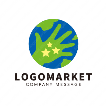 世界とグローバルと夢のロゴ